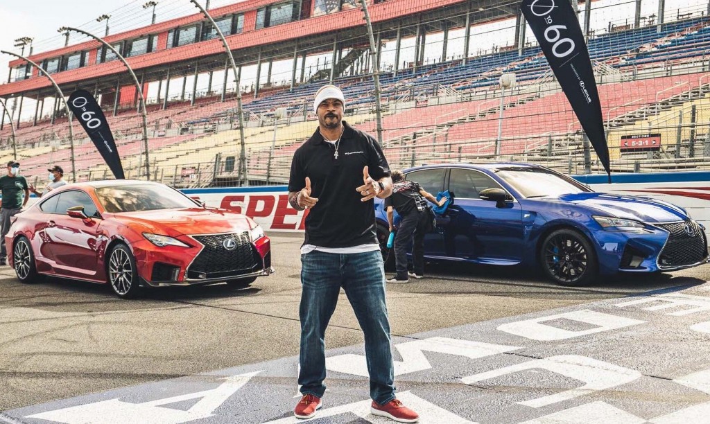 Lexus “0 To 60” Celebrity Racing Series Lights Up Auto Club Speedway