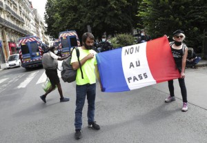 French Security Forces Brace For Anti Health Pass Protests