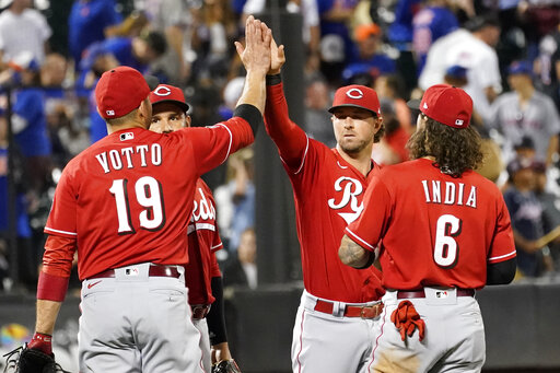Votto Homers In 7th Straight Game, Reds Beat Mets 6 2
