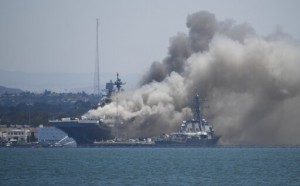 Navy Charges Sailor With Setting Fire That Destroyed Warship