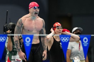 Britain Wins Wild Olympic Debut Of Race With Both Men, Women
