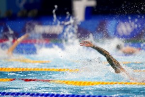 In Olympic First, Men, Women Swim Together In Wild Medley