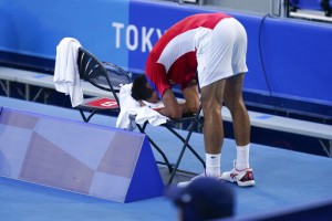 Djokovic’s Temper Flares Up In Bronze Medal Match Loss