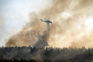 Crews Race Contain Fire Near Athens After Thousands Flee