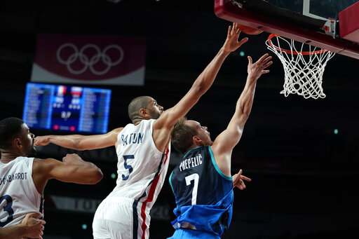 Batum’s Block Lifts France Over Doncic, Slovenia 90 89