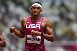Cherry And Norman Face Off In 400 Meter Final At Tokyo Games