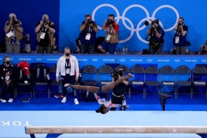 Biles Returns To Competition With A Bronze Medal And A Smile