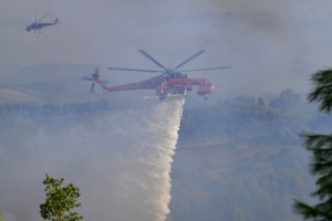 Forest Fires Rage In Greece, Threaten Olympics Birthplace