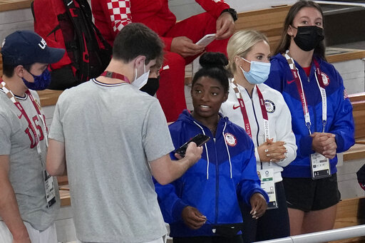 Biles Set To Return To Competition For Balance Beam Final
