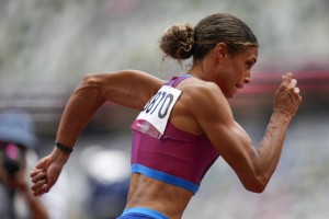 Mclaughlin Outsprints Teammate Muhammad For Hurdles Record