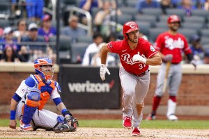 Schrock 5 Hits, Homers Filling In For Votto, Reds Beat Mets