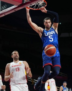 Durant Scores 29, Us Reaches Olympic Semis, Tops Spain 95 81