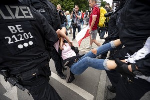Crowd In Berlin Protests Coronavirus Measures; 500 Arrested