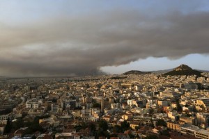 Thousands Flee Homes As Heat Wave Fuels Greek Wildfire