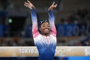 Biles Returns To Competition With A Bronze Medal And A Smile