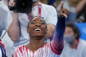 Biles Returns To Competition With A Bronze Medal And A Smile