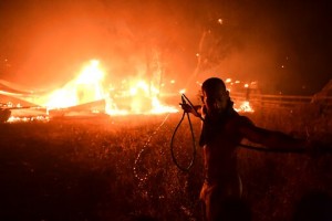 Thousands Flee Homes Outside Athens As Heat Fuels Wildfires