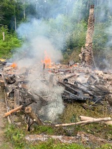 Fire Destroys Cabin Of New Hampshire Man Forced Out Of Woods