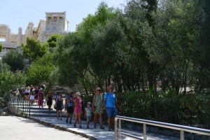 Acropolis In Greece Closes In The Afternoon Due To Heat Wave