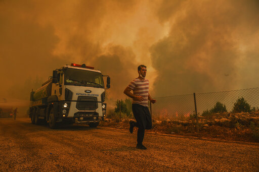 Turkey Battles Wildfires For 6th Day, Eu To Send Planes