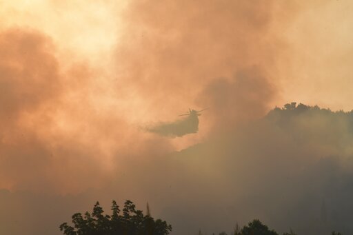 Forest Fires Rage In Greece, Threaten Olympics Birthplace