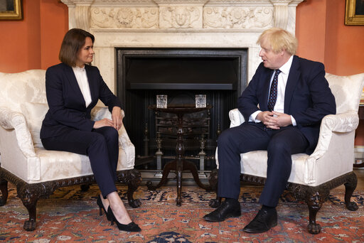 Uk ‘on Your Side’, Johnson Tells Belarus Opposition Leader