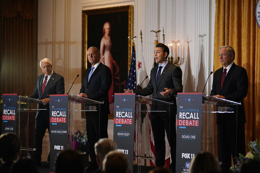 Republicans Aim At Gop Base In 1st California Recall Debate