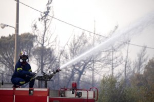 Crews Race Contain Fire Near Athens After Thousands Flee