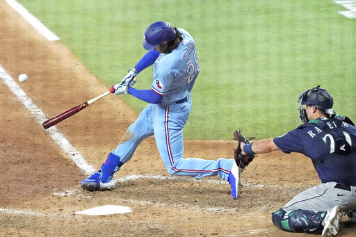Heim Hits Another Walk Off, Rangers Rally Past Mariners 4 3