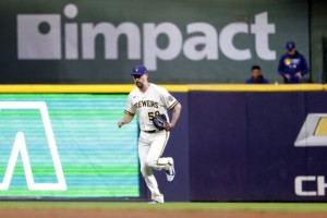 Leading Off: Brews Minus Pitchers Axford, Lauer; Rendon Out