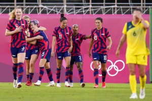 Us Women Earn Bronze Medal With 4 3 Win Over Australia