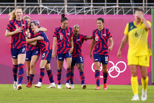 Us Women Earn Bronze Medal With 4 3 Win Over Australia