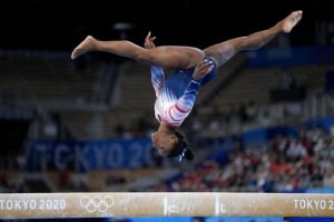 Biles Returns To Competition With A Bronze Medal And A Smile