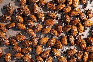 Za’atar And Rosemary Spiced Roasted Almonds