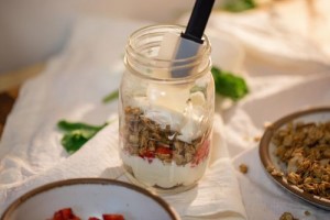 Strawberry Ricotta Granola Parfaits