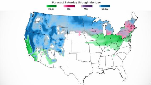 Christmas Highs Reach July Levels In Texas And Oklahoma, While Much Of The West Could See At Least A Foot Of Snow