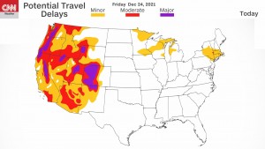 Winter Weather Across The Northern Us Could Mean Hazardous Holiday Travel, While Record Breaking Springlike Temperatures Warm The South