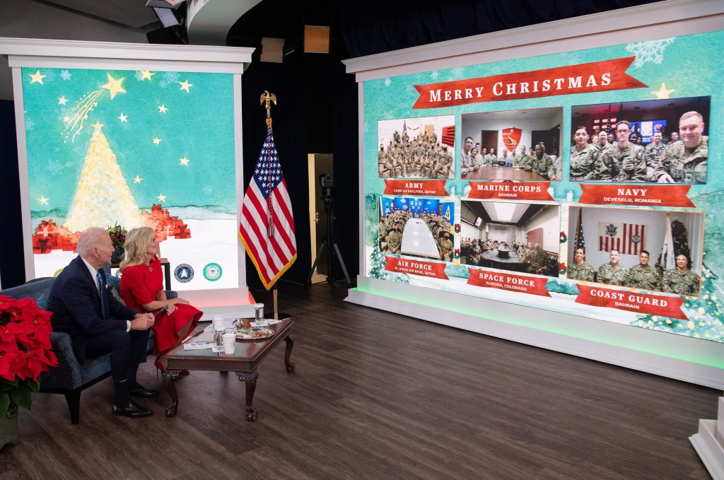 Biden Thanks Service Members In Christmas Remarks