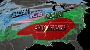 New Year’s Eve Forecast Calls For Severe Storms, Flooding And Snow