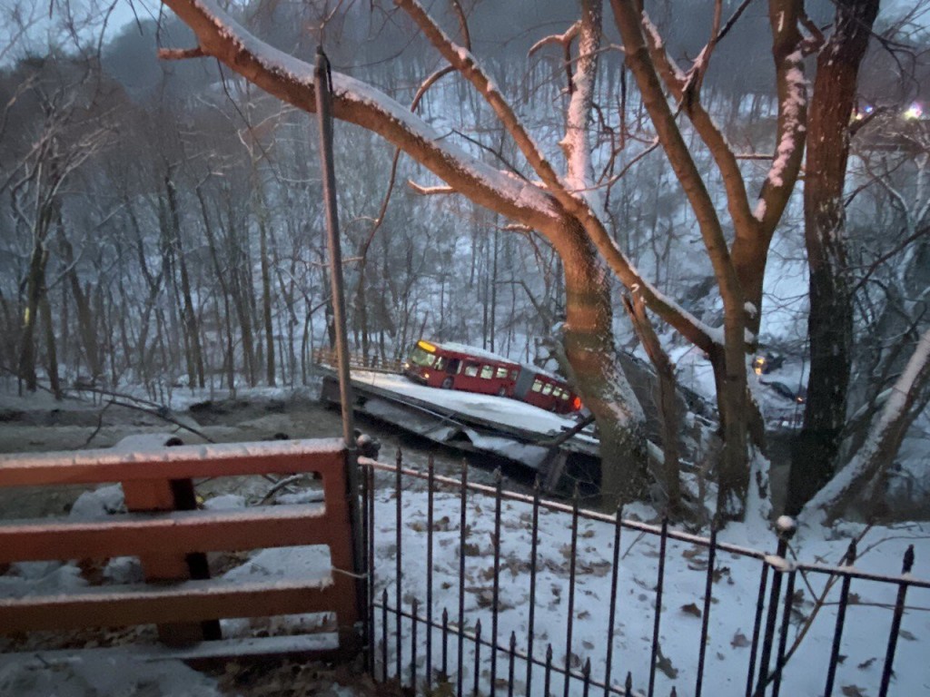 Snow Covered Bridge In Pittsburgh Collapses Hours Before Scheduled Biden Visit To Talk Infrastructure