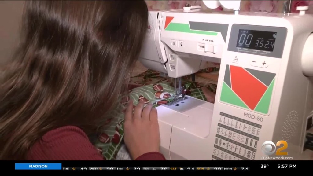 11 Year Old Girl Sews Custom Hospital Gowns For Pediatric Cancer Patients