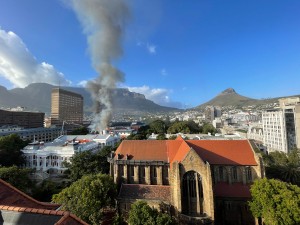 Large Fire Tears Through South Africa’s Parliament, Collapsing Roof And Gutting Entire Floors