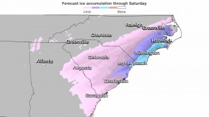 Rare Ice Storm Poised To Hit Carolina Beaches, Including Myrtle Beach And Charleston