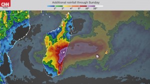 Rapidly Intensified Cyclone Batsirai Bears Down On Madagascar, Weeks After Deadly Floods