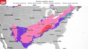 Triple Whammy Of Snow, Ice And Sleet In Store For Millions Across South And Midwest