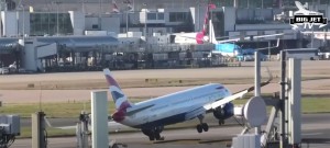 Plane Battling Winds At Heathrow Nearly Topples Over